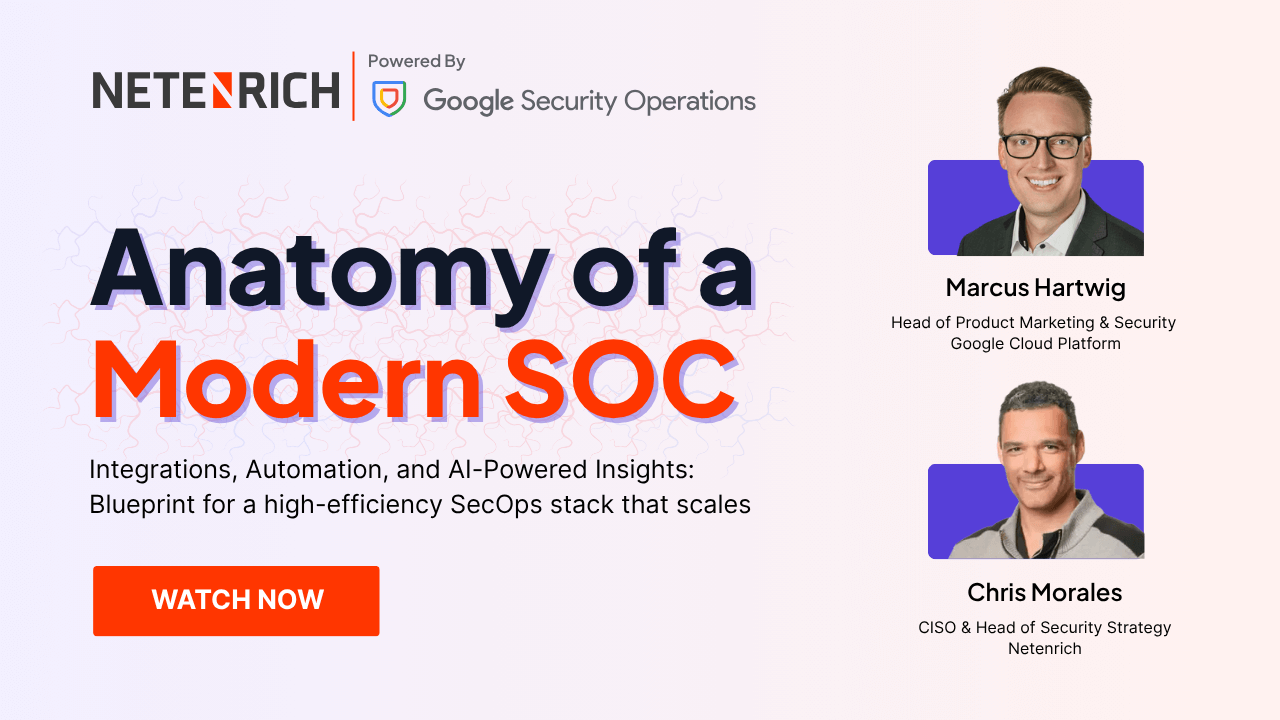 Webinar - Anatomy of a Modern SOC - With Speakers - On-demand