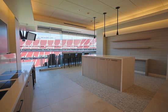 Luxury VIP suite at Levi's stadium