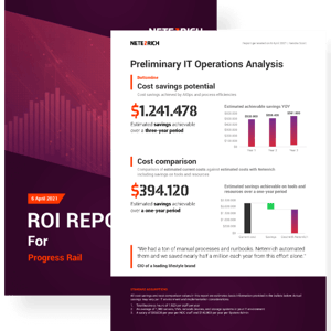 Preliminary IT Operations Analysis