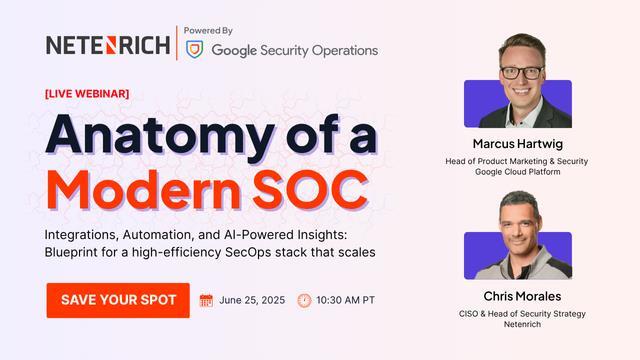 Anatomy of a Modern SOC - With Speakers