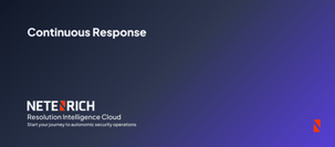 Autonomic Security operations - continuous response