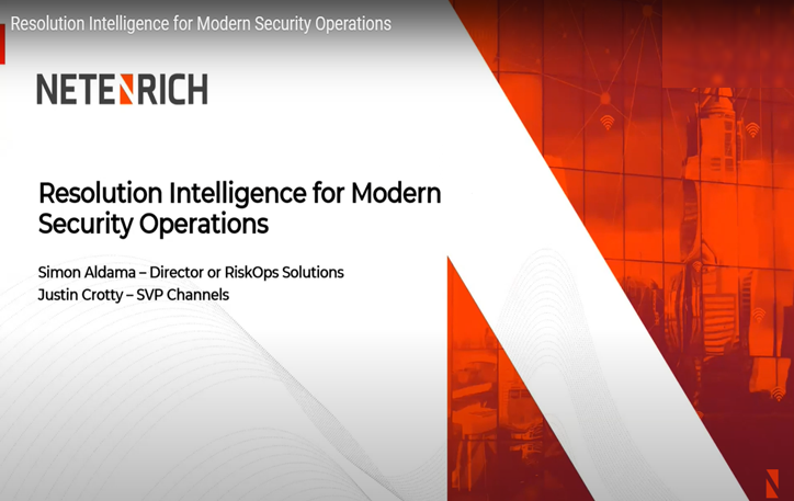 Resolution Intelligence for modern Security Operations