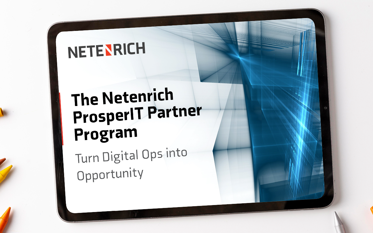 The Netenrich ProsperIT partner program overview
