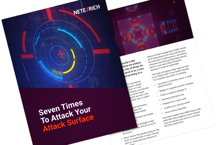 Seven times to attack your attack surface banner